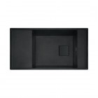 Franke Fresno FSG 611 zlewozmywak 87,7x49,5 cm odwracalny Fragranit+ onyx/czarny mat 114.0740.847
