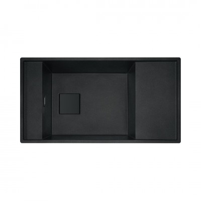 Franke Fresno FSG 611 zlewozmywak 87,7x49,5 cm odwracalny Fragranit+ onyx/czarny mat 114.0740.847