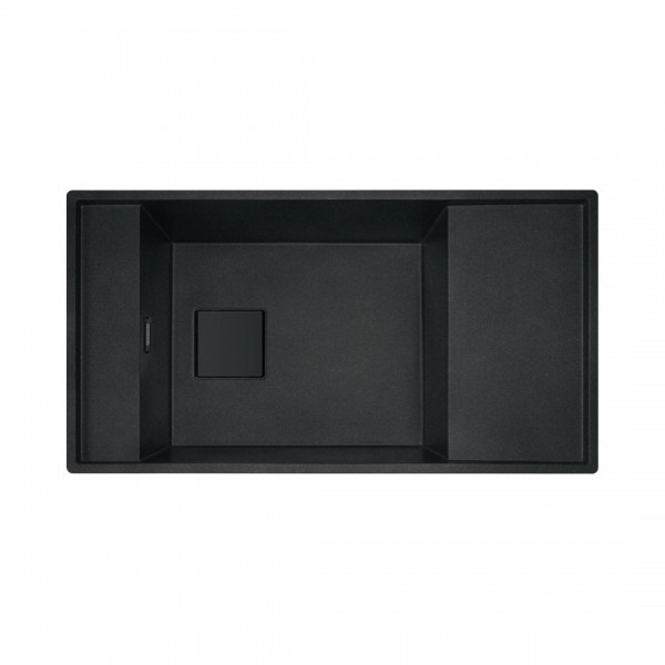 Franke Fresno FSG 611 zlewozmywak 87,7x49,5 cm odwracalny Fragranit+ onyx/czarny mat 114.0740.847