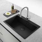 Franke Maris MRG 610-73 zlewozmywak 78x50 cm Fragranit+ onyx/czarny mat 114.0740.844