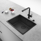 Franke przelew do zlewozmywaka czarny mat 112.0657.273