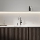 Omnires Vita bateria kuchenna stojąca z wyciąganą wylewką grafit szczotkowany VI6350BLGR