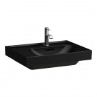 Laufen Meda umywalka ścienna 60x46 cm prawa czarny mat H8171127161041