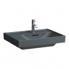Laufen Meda umywalka ścienna 60x46 cm prawa grafit mat H8171127581041