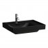 Laufen Meda umywalka ścienna 60x46 cm lewa czarny mat H8171117161041