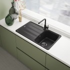 Franke Lina L pull-out bateria kuchenna stojąca z wyciąganą wylewką onyx 115.0728.484