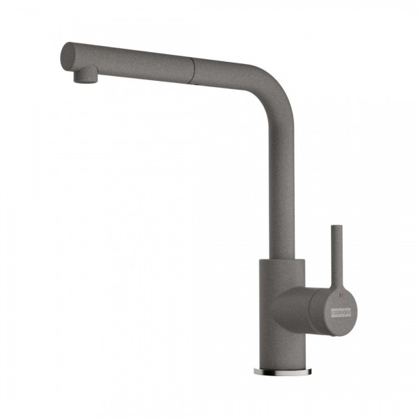 Franke Lina L pull-out bateria kuchenna stojąca z wyciąganą wylewką kamienny szary 115.0728.486