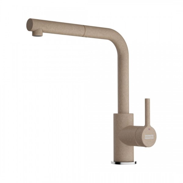 Franke Lina L pull-out bateria kuchenna stojąca z wyciąganą wylewką cappuccino 115.0728.487