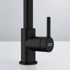 Franke Lina semi-pro bateria kuchenna stojąca z wyciąganą wylewką czarny mat 115.0725.838