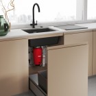 Franke Lina Clear Water 2.0 J bateria kuchenna stojąca czarny mat 120.0730.807