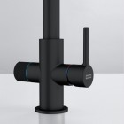 Franke Lina Clear Water 2.0 J bateria kuchenna stojąca czarny mat 120.0730.807