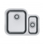 Franke Smart SRX 160-34-16 zlewozmywak stalowy 58x45 cm stal prawy 122.0739.170