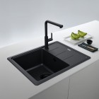 Franke Basis BFG 611-62 zlewozmywak 62x50 cm Fragranit+ onyx/czarny mat 114.0741.176