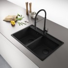 Franke Basis BFG 620-34-34 zlewozmywak 86x50 cm Fragranit+ onyx/czarny mat 114.0741.179