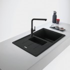 Franke Basis BFG 651-78 zlewozmywak 78x50 cm Fragranit+ onyx/czarny mat 114.0741.180