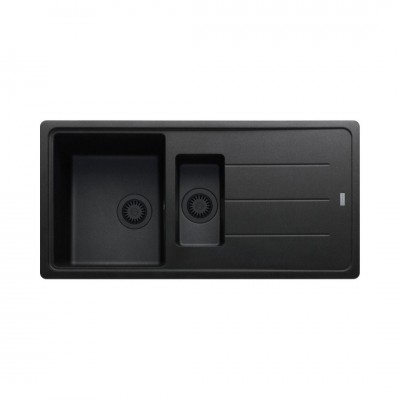 Franke Basis BFG 651-97 zlewozmywak 97x50 cm Fragranit+ onyx/czarny mat 114.0741.191