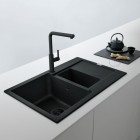 Franke Maris MRG 651-78 zlewozmywak 78x50 cm Fragranit+ onyx/czarny mat 114.0741.200