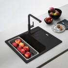 Franke Urban UBG 611-62 zlewozmywak 62x50 cm Fragranit+ onyx/czarny mat 114.0741.207