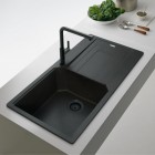 Franke Urban UBG 611-100 XL zlewozmywak 100x50 cm Fragranit+ onyx/czarny mat 114.0741.211