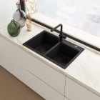 Franke Urban UBG 620-36-33 zlewozmywak 78x50 cm Fragranit+ onyx/czarny mat 114.0741.212