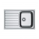 Franke Spark SKN 611-78/50 zlewozmywak stalowy 78x50 cm stal 101.0712.230