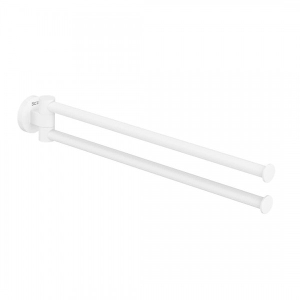 Roca Hotels 2.0 wieszak na ręcznik dwuramienny biały mat A817578B00