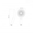 Oltens Havis EasyClick słuchawka prysznicowa chrom 37107100