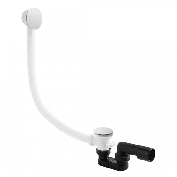 Vicario przelew wannowy klik klak 70 cm biały mat 266C/70/BI