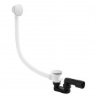 Vicario przelew wannowy klik klak 70 cm biały mat 266C/70/BI