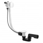 Vicario przelew wannowy z napełnianiem 57 cm biały mat 346M/60/BI