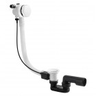 Vicario przelew wannowy z napełnianiem 100 cm biały mat 342A/100/BI