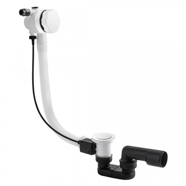 Vicario przelew wannowy z napełnianiem 57 cm biały mat 342A/60/BI