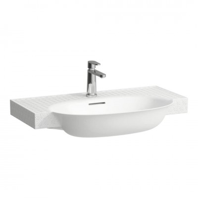 Laufen The New Classic umywalka ścienna 80x48 cm biała dekor Ornamental H813855R031041