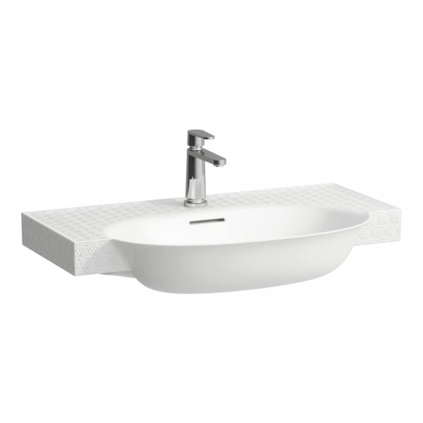 Laufen The New Classic umywalka ścienna 80x48 cm biała dekor Ornamental H813855R031041
