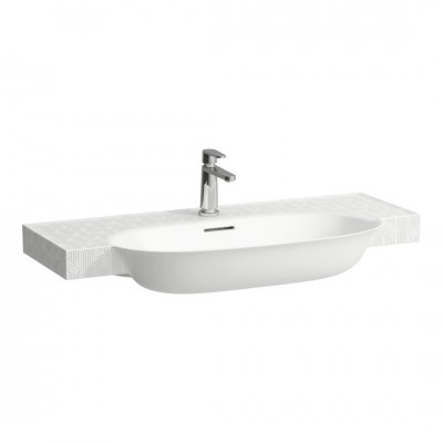 Laufen The New Classic umywalka ścienna 100x48 cm biała dekor Cosmopolitan H813857R021041