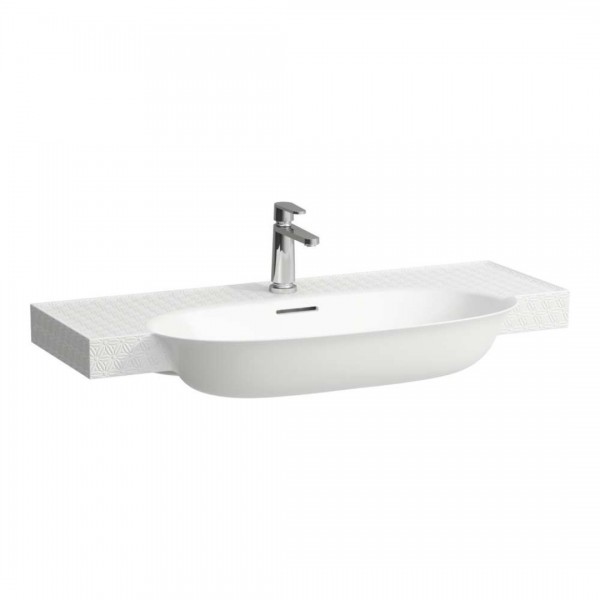 Laufen The New Classic umywalka ścienna 100x48 cm biała dekor Ornamental H813857R031041