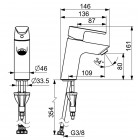 Oras Optima bateria umywalkowa stojąca chrom 2610F