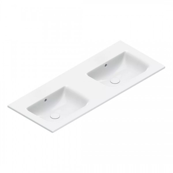 Catalano Italy umywalka 125x50 cm podwójna prostokątna biała 0721270001