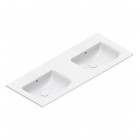 Catalano Italy umywalka 125x50 cm podwójna prostokątna biała 0721270001
