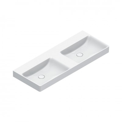 Catalano Green umywalka 120x47 cm podwójna prostokątna biała 0421220001