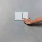 Roca PS2 przycisk spłukujący do WC biały połysk A890224300