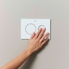 Roca PS3 przycisk spłukujący do WC biały połysk A890223300