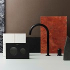 Roca PS3 przycisk spłukujący do WC czarny mat A890223306