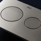 Roca PS3 przycisk spłukujący do WC stal szczotkowana A890223304