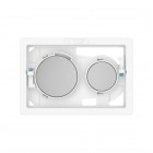 Roca PS3 klawisze spłukujące stal szczotkowana A890423304