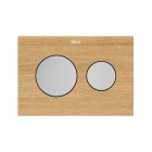 Roca PS3 klawisze spłukujące stal szczotkowana A890423304