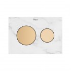 Roca PS3 klawisze spłukujące złoto różowe A8904233RG