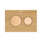 Roca PS3 klawisze spłukujące złoto różowe A8904233RG