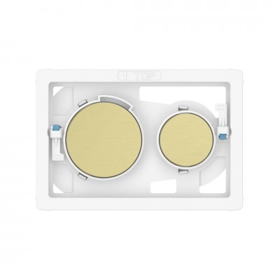 Roca PS3 klawisze spłukujące złoty szczotkowany A8904233VA