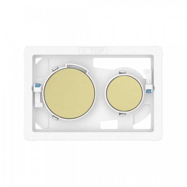 Roca PS3 klawisze spłukujące złoty szczotkowany A8904233VA